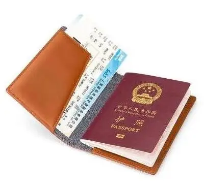 Новый модный кожаный бумажник для мужчин и женщин паспорта бесплатная
