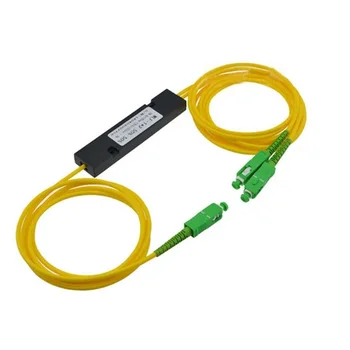 

Dual Window fiber optic splitter 1310-1550nm ABS Box Type FBT coupler SC APC 1x2 10pcs