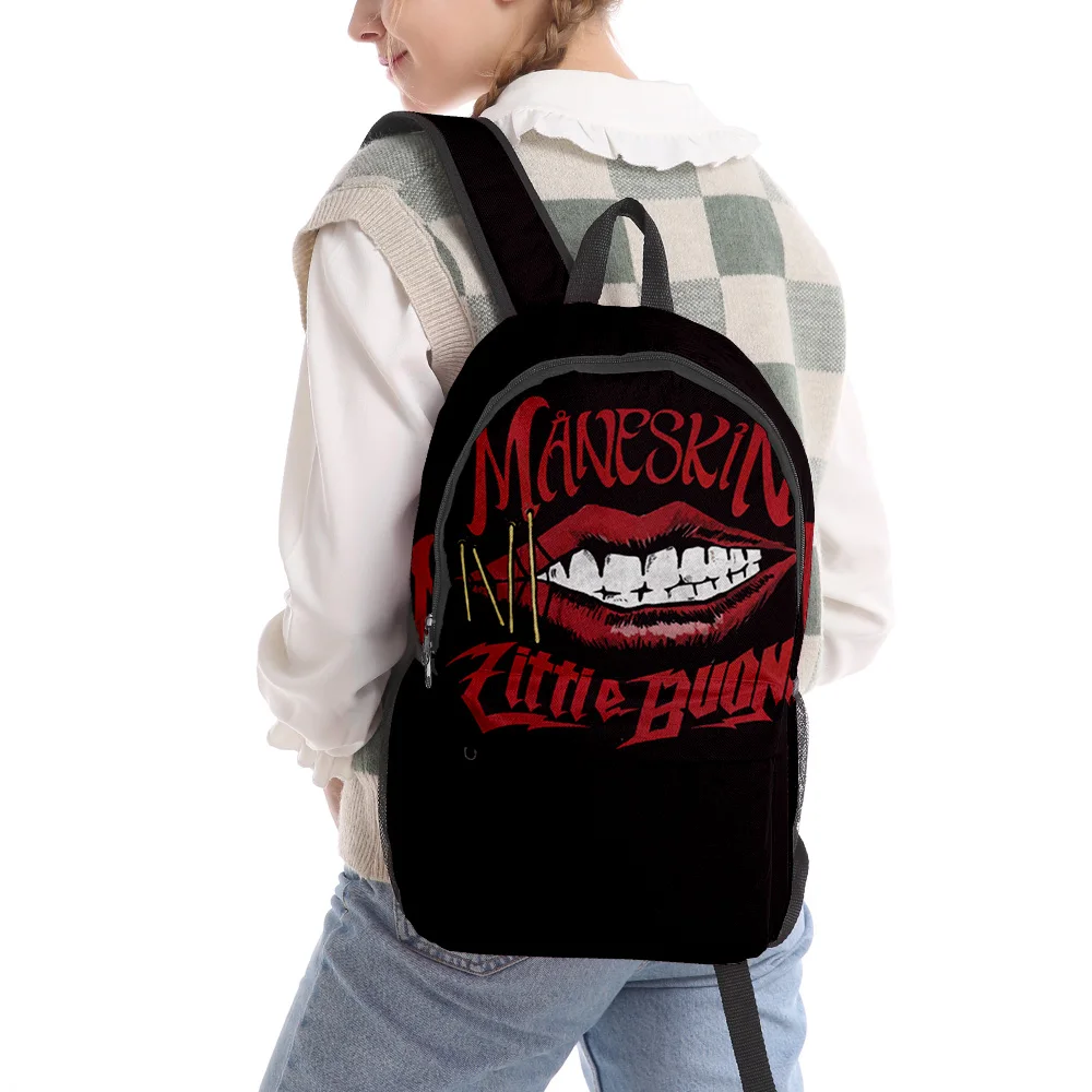 Zaino Maneskin 3D stampato uomo donna Wterproof Oxford zaino per Laptop 3  pezzi Streetwear zaino Casual astuccio astuccio|School Bags| - AliExpress