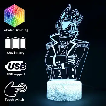 

Fortress night season 10 Yond3r Action Model Figure Deocr Lamp Battle Royale Yond3r 3d iillusion night lights toys