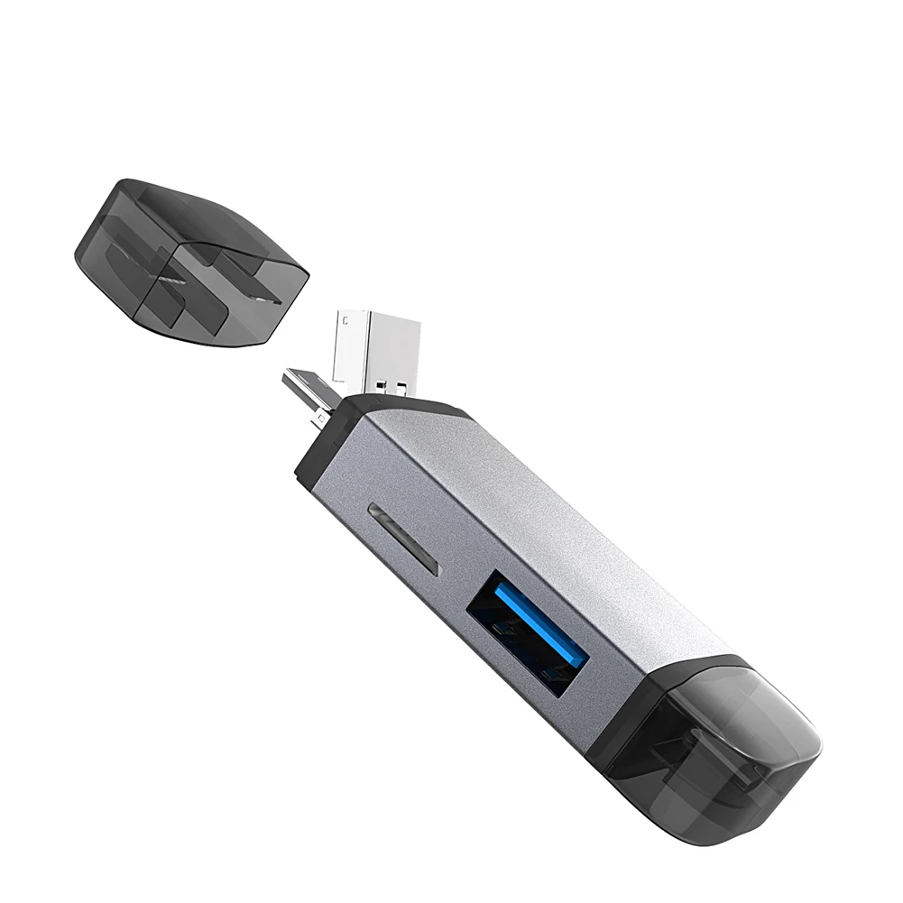 3 в 1 USB OTG кардридер для карт памяти USB 3,0 Micro USB OTG TF/SD кард-ридер телефон удлинитель Разъем Micro USB OTG адаптер карта