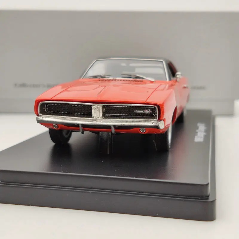 1/43 1969 Dodge зарядное устройство R/T Bumble Bee полоса смолы ОГРАНИЧЕННАЯ МОДЕЛЬ-оранжевый