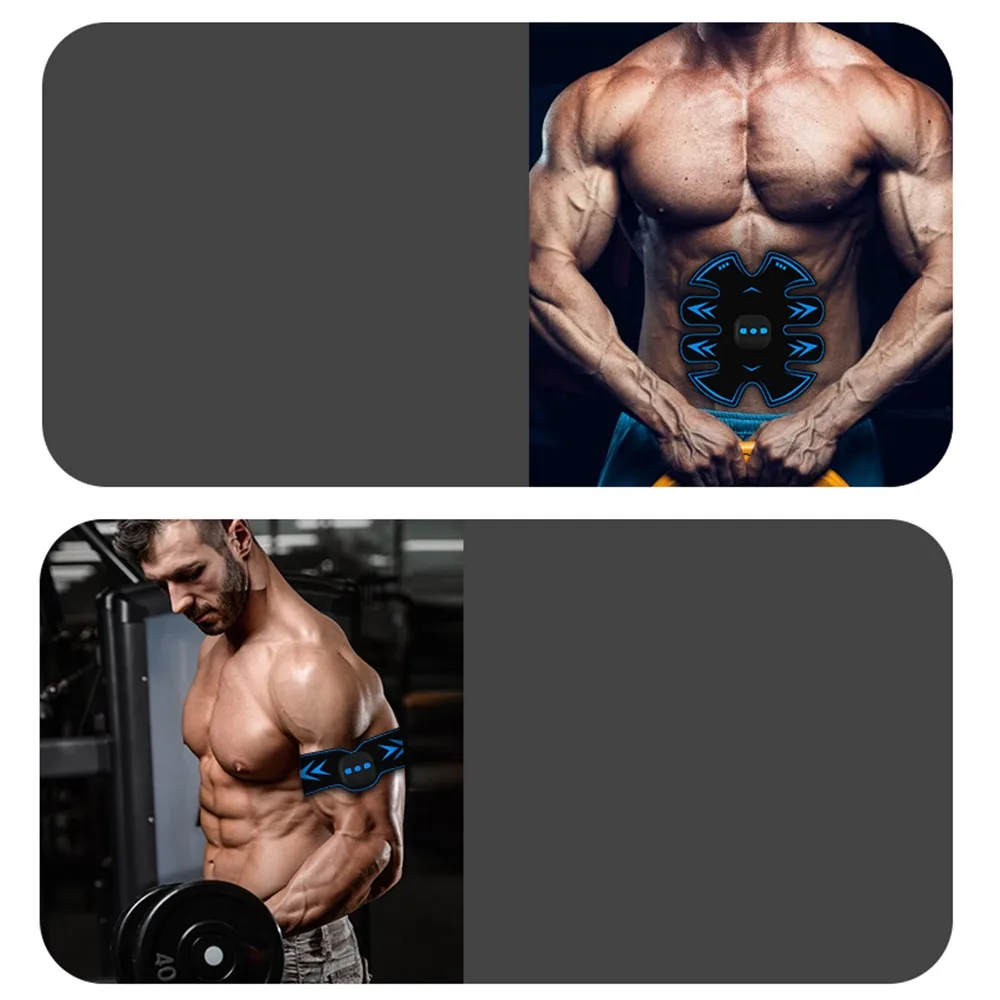 Abdominal Muscle Stimulator Fat Burning Massager Man Woman Body Exercising Machine Body Slimming Shaper Equipment for Gym Home