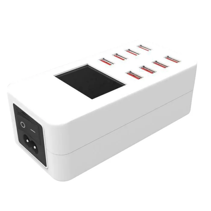USB Настольная зарядная станция 8 портов быстрое зарядное устройство разъем для Универсальные Устройства EM88