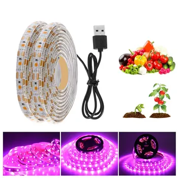 

LED Grow Light USB Grow Light Strip Chip LED Phyto Lamp for Plants Flowers Greenhouse Hydroponic USB plant light