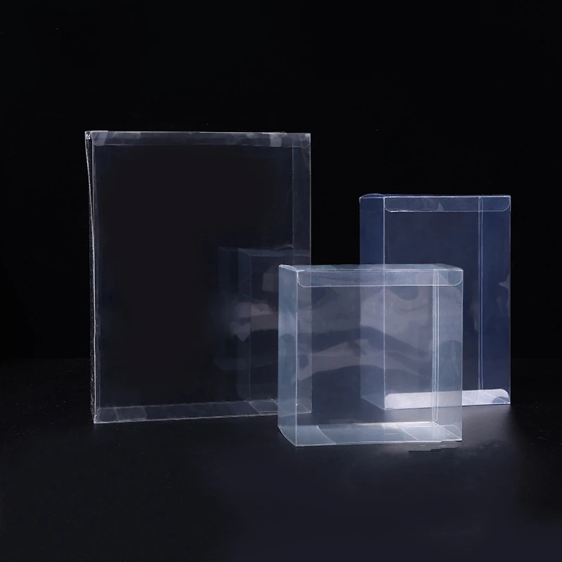 

50/100pcs PET Transparent Candy Gift Boxes Square Clear Chocolate Storage Box Wedding Favors Sweets Gift Boxes Bags Christmas D