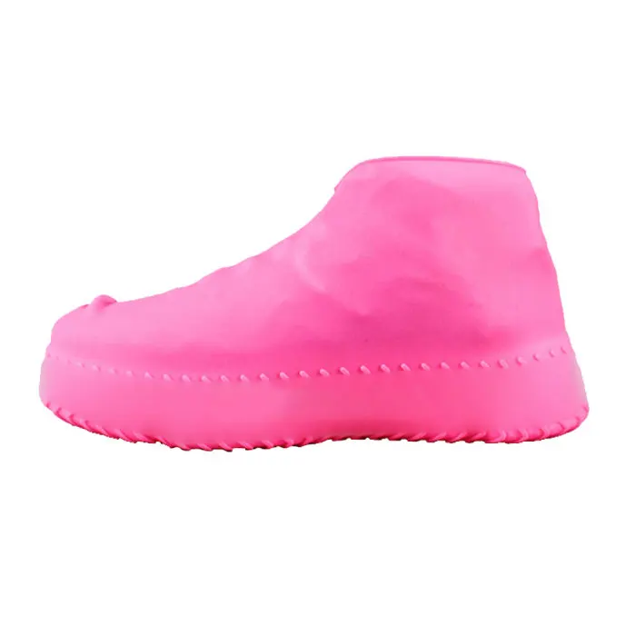 Waterproof Shoe Covers Cycling Rain Reusable Silicone Elastic Anti-Slip Protection for Outdoor FK88