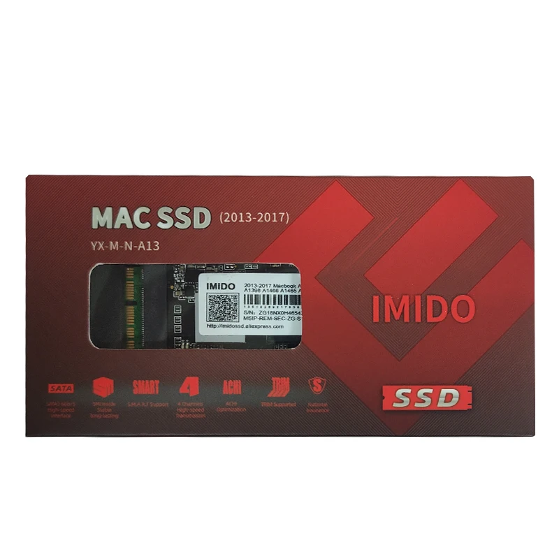 Новый 256 ГБ SSD для Macbook Air 2013 2014 2015 A1465 A1466 imac PRO a1425 A1502 A1398mini твердотельный