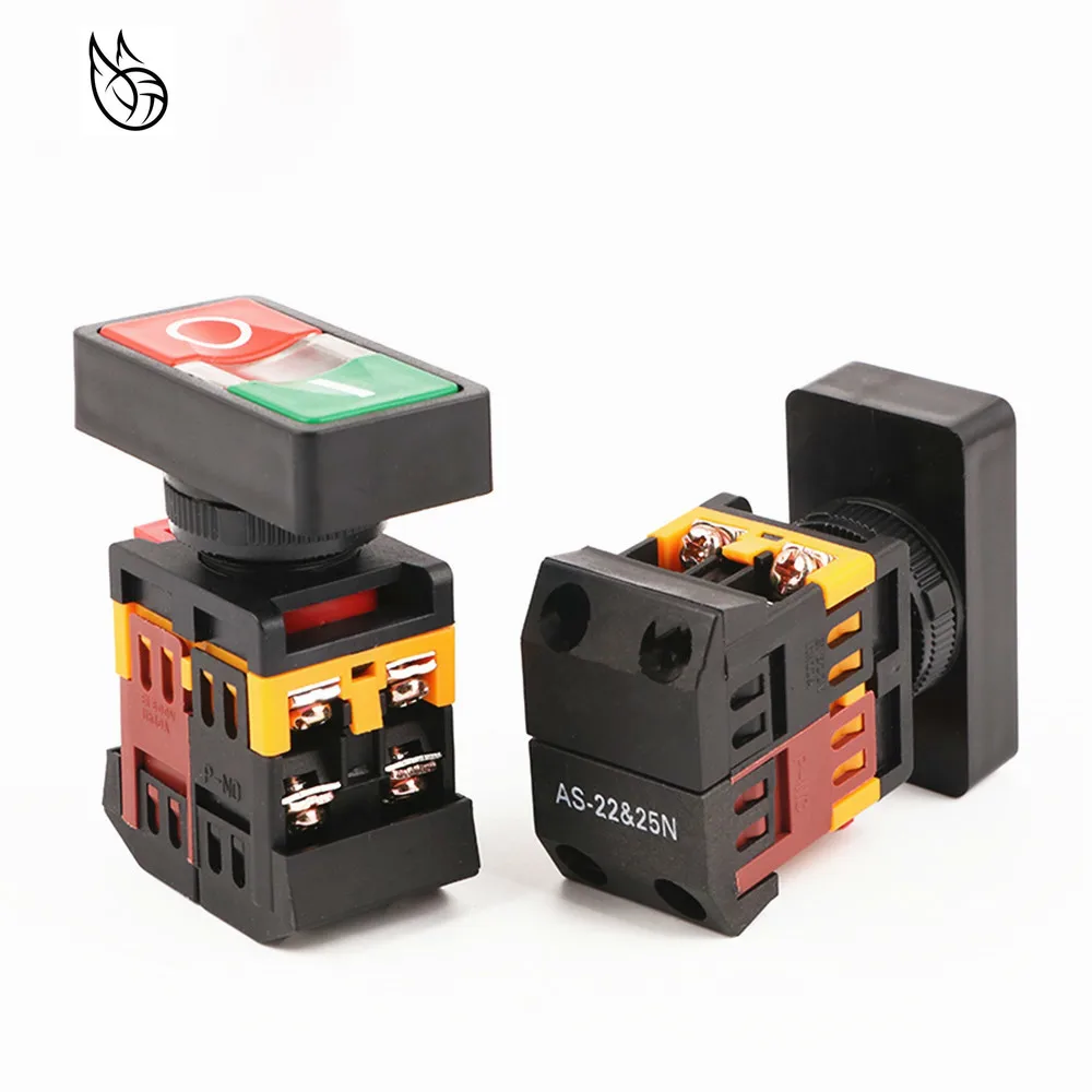 Фонарь 25N с двумя кнопками для запуска и остановки со светодиодной лампой