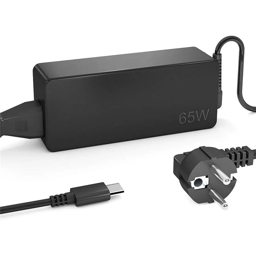 Блок питания USB Type-C PD 65 Вт зарядное устройство для ноутбука Lenovo Yoga - Цена: 