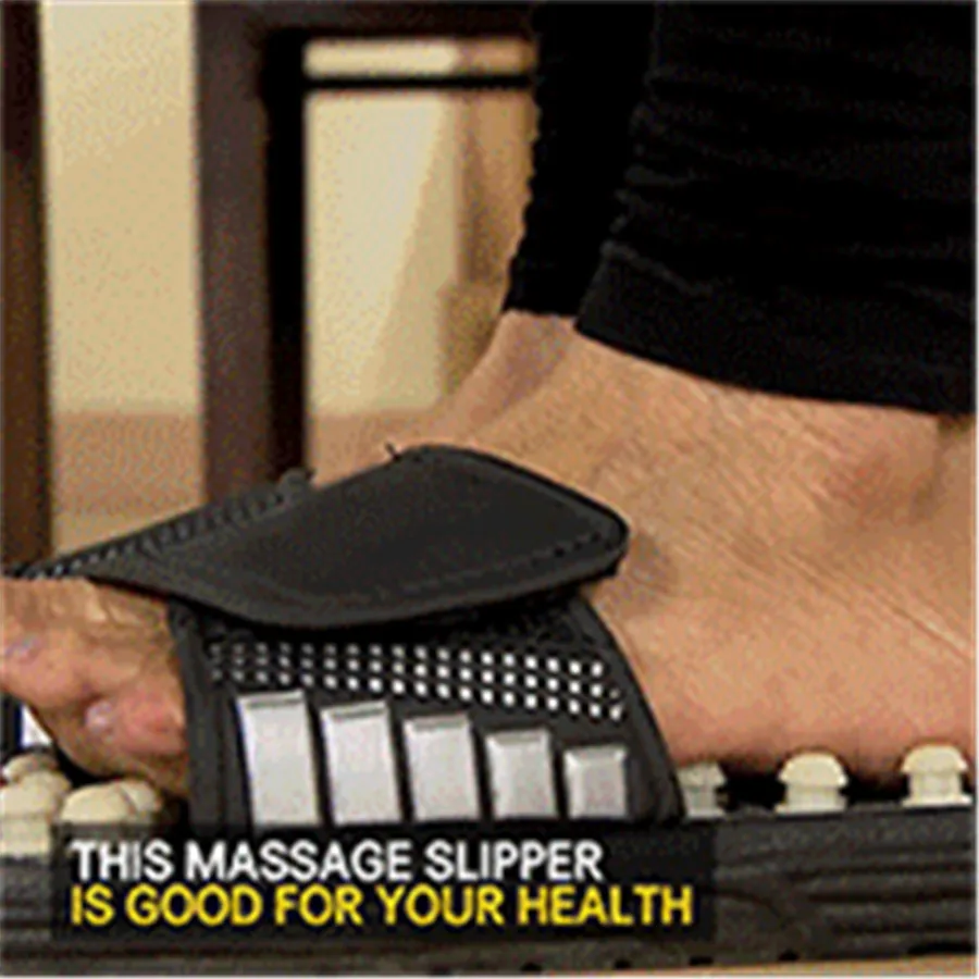 ladies men's foot massage therapy activation care adjustable sandals slippers foot health massage shoes magnetic therapy 35A14 (25)