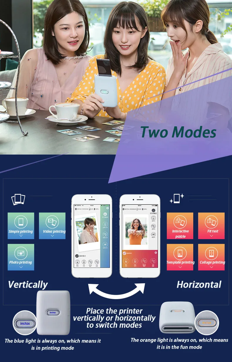 Fujifilm Instax Mini Link One-timeImaging Mobile Phone Printer – vlogsfan