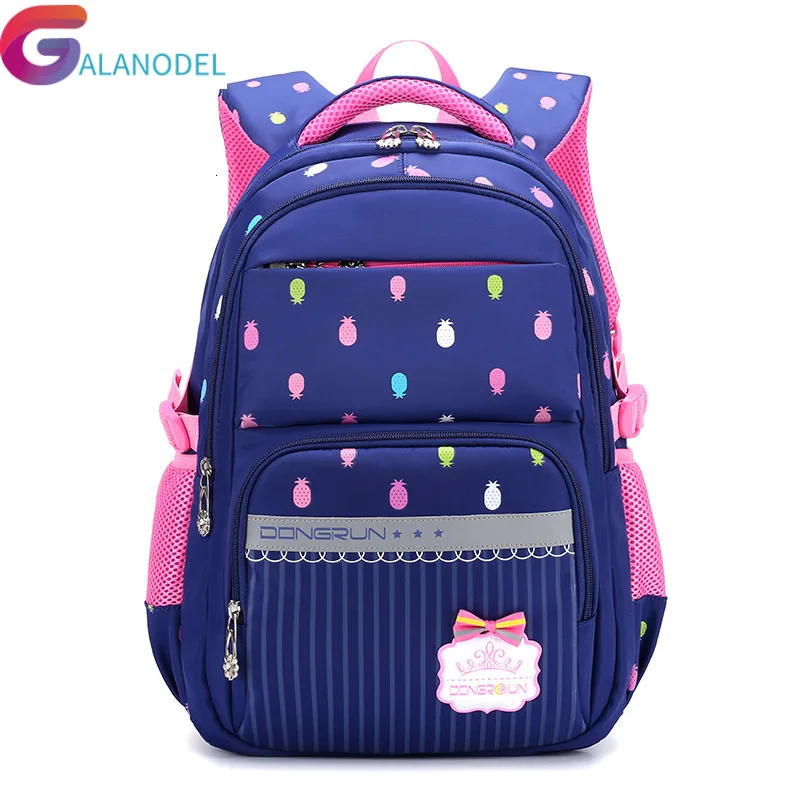 

Hot sale Children School Bags For Girls Kids Satchel Waterproof Orthopedic Backpack printing SchoolBags book bag Mochila Escolar