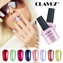 CLAVUZ 10 мл металлический Гель-лак для ногтей металлический зеркальный эффект УФ-Гель-лак Полупостоянный лак для ногтей металлический верх Базовое покрытие