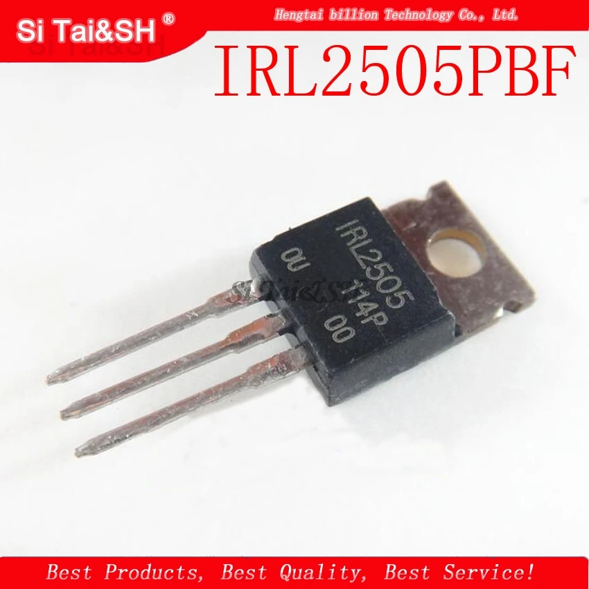 10pcs/lot IRL2505PBF TO-220 IRL2505 TO220 new MOS FET transistor | Электронные компоненты и принадлежности