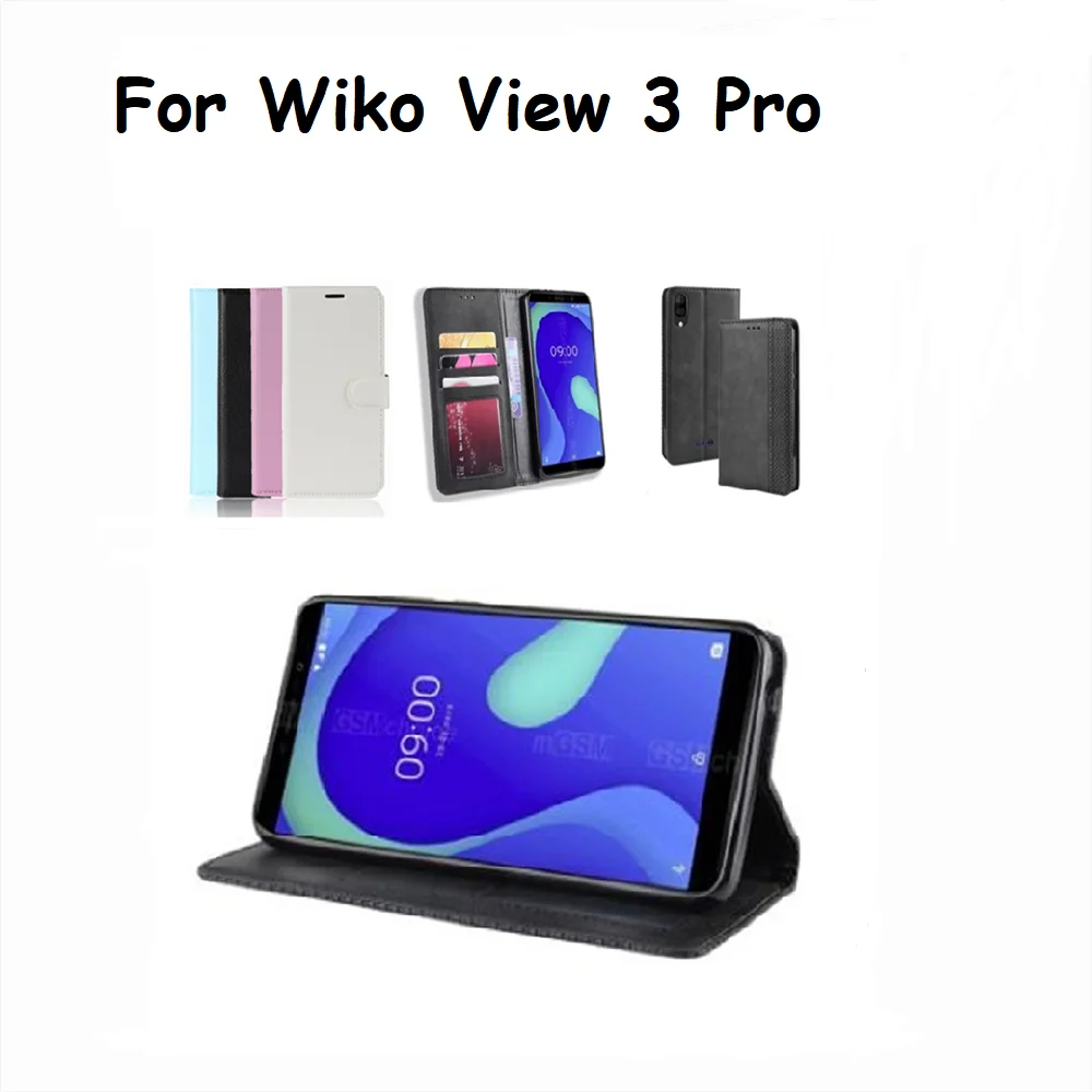 Кожаный чехол wiko view 3 PRO белый розовый коричневый черный зеленый красный