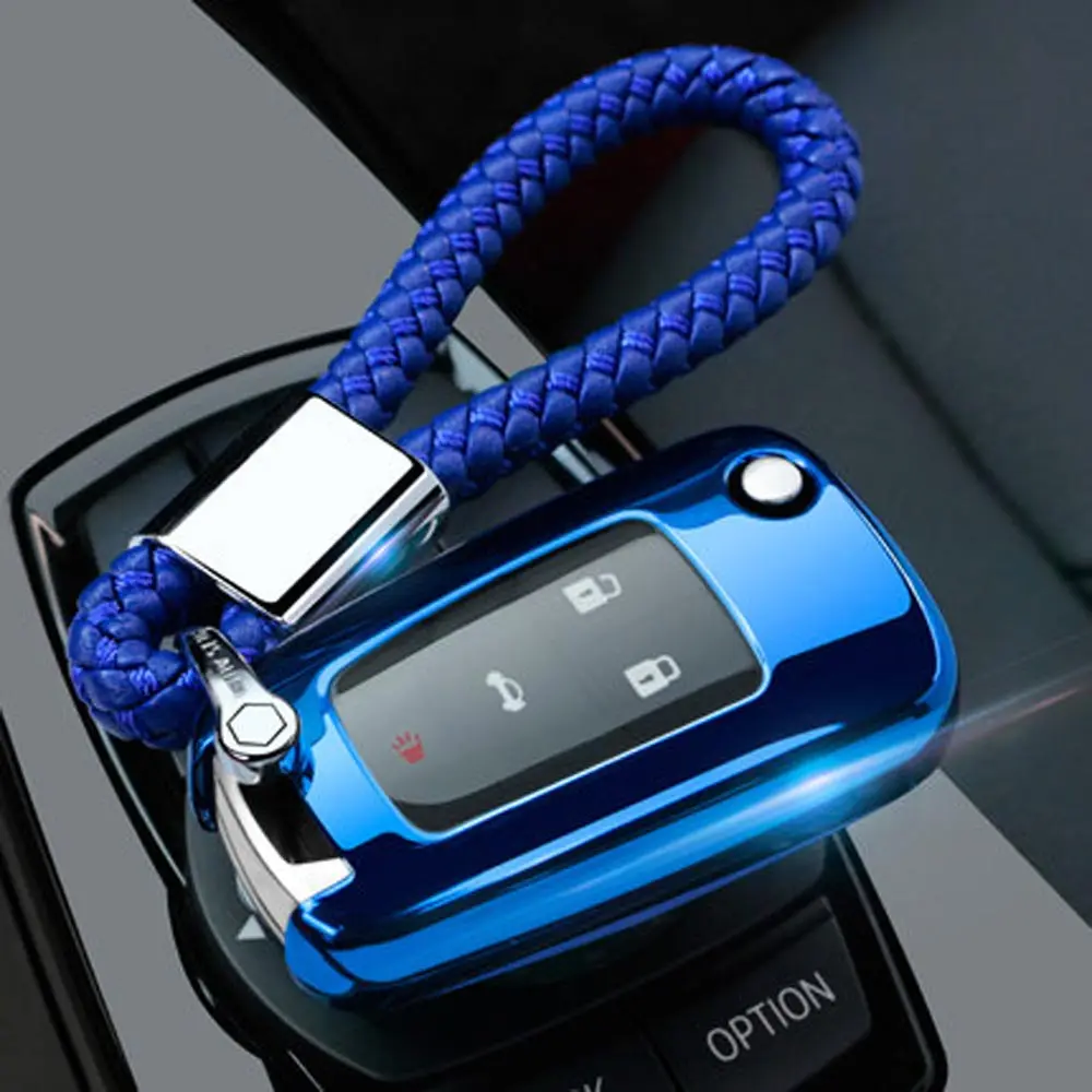 Option 9 Чехол для ключей из ТПУ для Chevrolet Cruze Lova Sail Aveo fit Buick Opel VAUXHALL Astra Corsa Antara Meriva Insignia fob - Название цвета: Option 9