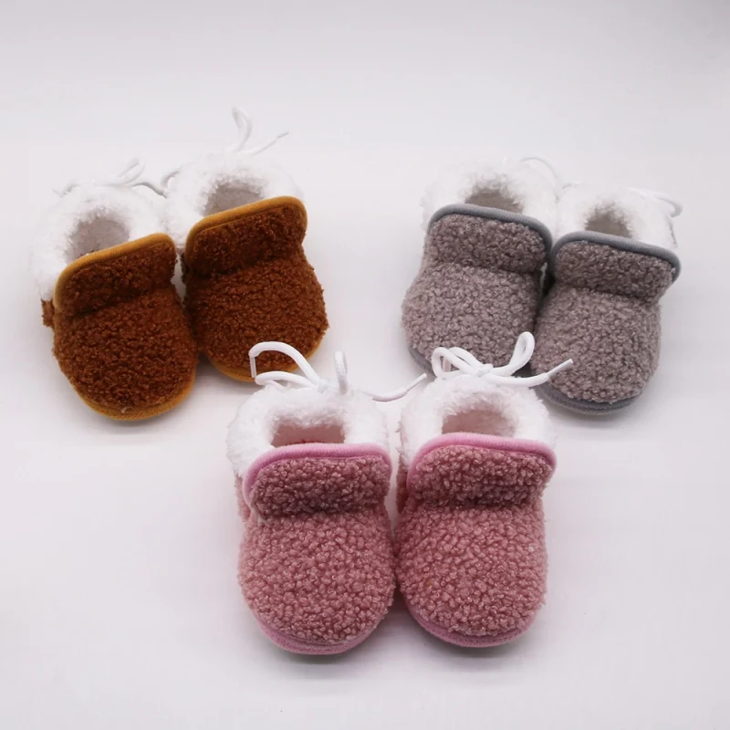 0-18 м; зимние ботинки для маленьких девочек; обувь для новорожденных; сезон осень-зима; теплые хлопковые ботинки с мягкой подошвой; Плюшевые ботинки для малышей