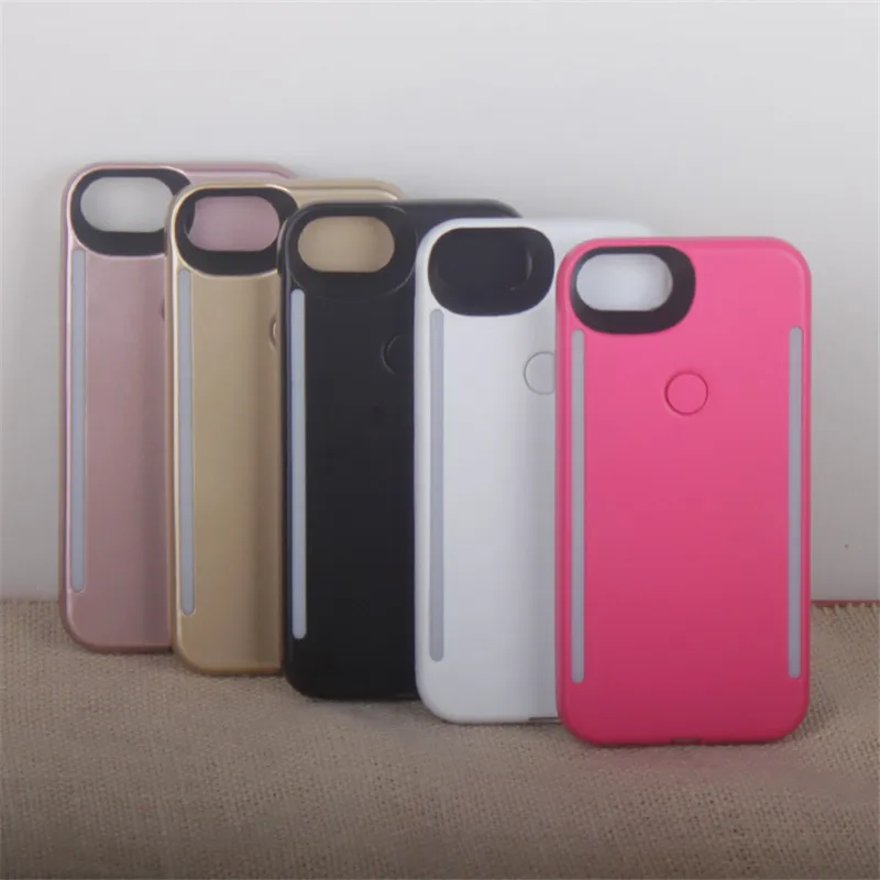 

Anti-fall 3 Generations Luxury LED Phone Case For iPhone 7 8 Plus Luminous Phone Case Protector Cover For iPhone X XS MAX XR 6s