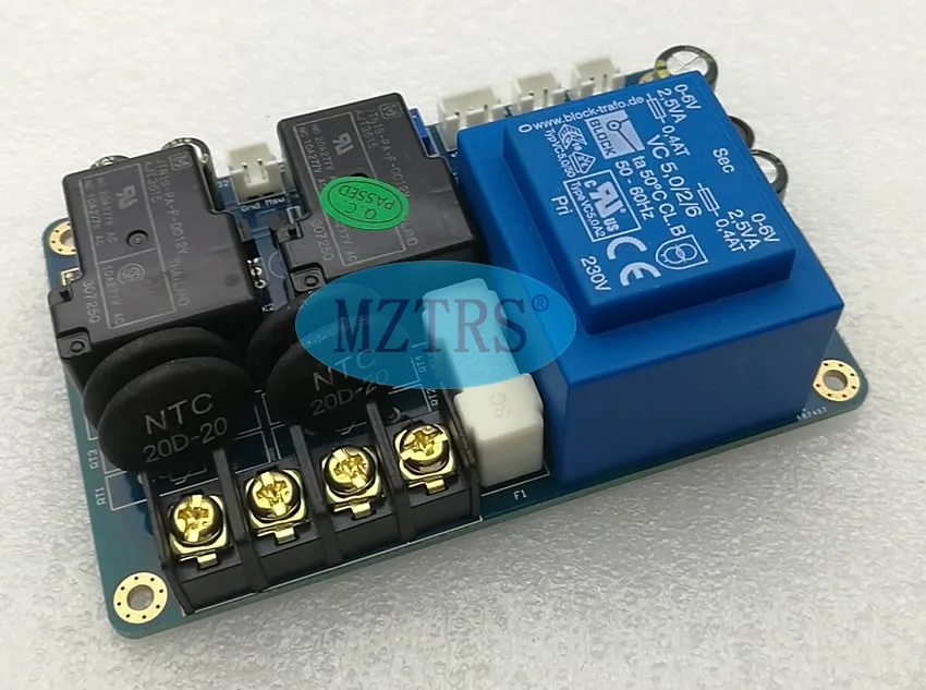 MZTRS New Soft start board Class A amplifier power supply Delay soft start board Temperature protection board