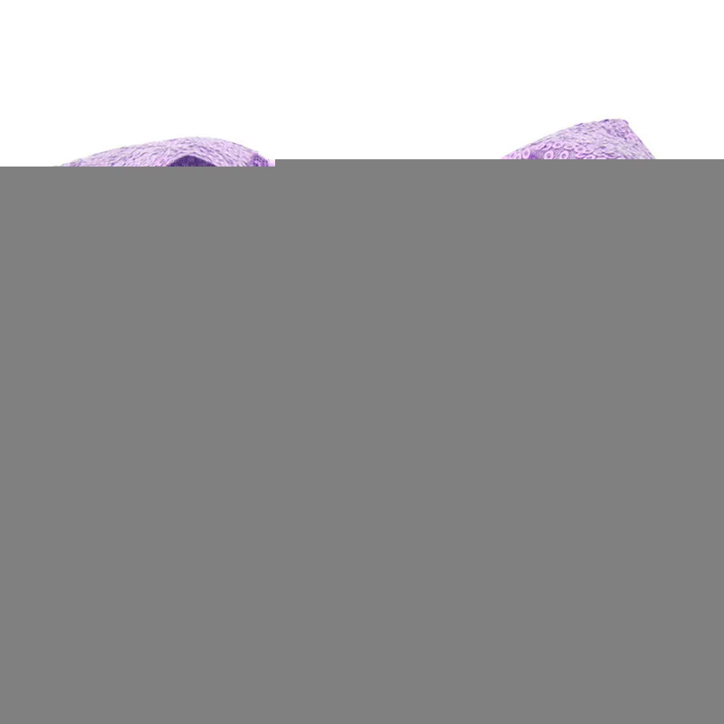 " Sequin Rainbow siwa лук с заколкой для волос для девочек Дети ручной работы бутик узел волосы в стиле jumbo лук заколки для волос аксессуары для волос - Цвет: Фиолетовый