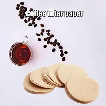 

100pcs Coffee Filter Paper Round For Espresso Coffee Maker V60 Dripper Coffee Filters Tools Moka Pot Paper Filter