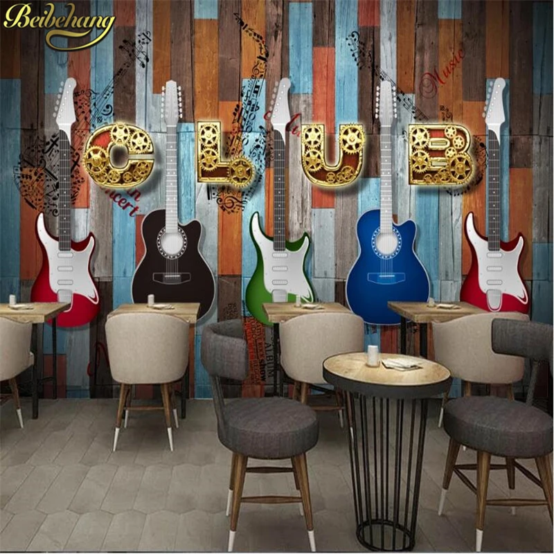 rock music instrument tijolo parede fundo 04