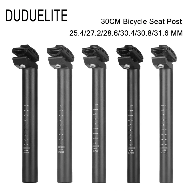 Bike Seat Post MTB Road Bike Seat Post 25.4/27.2/28.6/30.4/30.8/31.6*350mm Shock Absorber