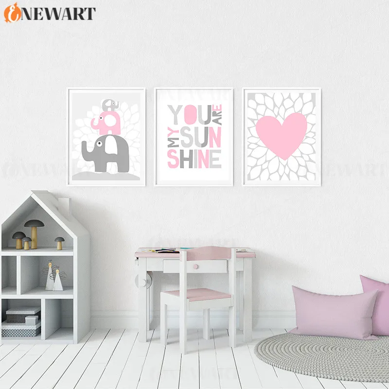 Декоративная картина You Are My Sunshine для детской комнаты|Рисование и каллиграфия| |