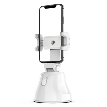 

Smart Shooting Cell Phone Camera Mount Smart Portable Selfie Stick,360°Rotation Auto Face Object Tracking Camera Tripod Holder