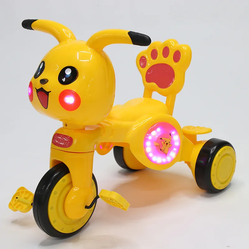 Стильный детский tricycle1-3-5 лет, для мальчиков и девочек, педальный велосипед, игрушечный автомобиль для детей, Скути, детское сидячее колесо - Цвет: Yellow