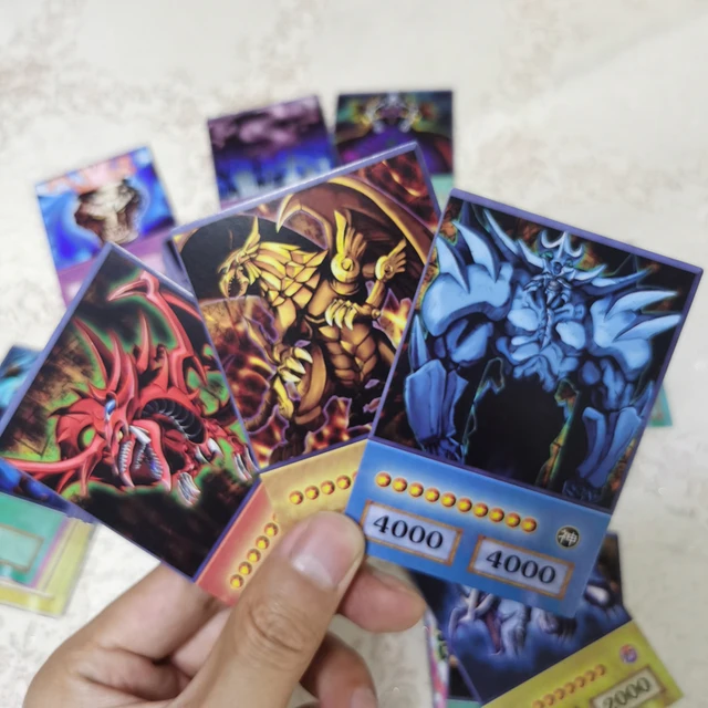 100PCS Yu Gi Oh Flash Card Japanese Different Anime Style Card Dueling Monsters Dark Magician DIY Game Collection Cards Toys 6