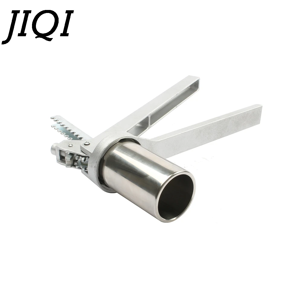 JIQI 7 Modes Stainless Steel Pasta Maker Handmade Noodles Press Spaghetti Noodle Press Machine Hand Operated Dough Cutter Molds
