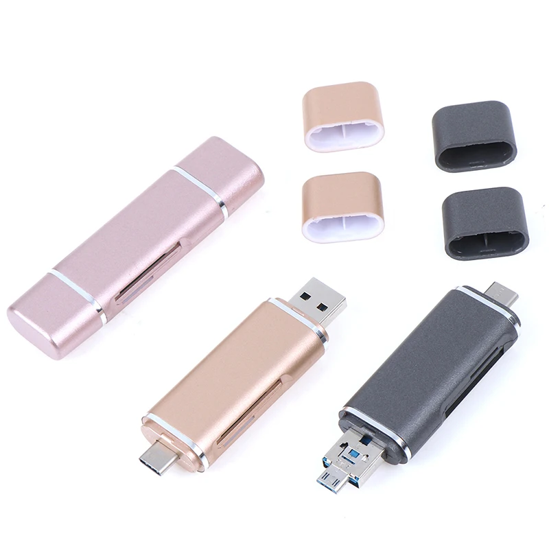 5 в 1 USB 3,1 тип-c TF micro карта памяти считыватель usb C micro usb телефон