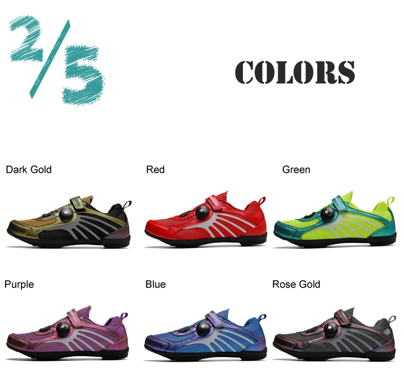 Men Women Road Riding Racing Shoes Outdoor Breathable Cycling Profession Bicycle Shoes Self-Locking Sport MTB Shoes Size 36-45