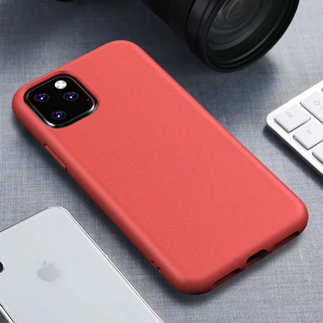 Luxury Matte Phone Case For iPhone 11 Pro XR X XS Max Soft Silicone Cover For iPhone 11Pro Max Multi-color For iPhone Case - Цвет: Красный