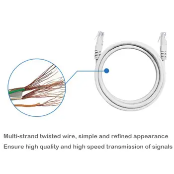 

Ethernet Cables CAT-5e RJ45 Ethernet LAN Network Cable for computer and switche hubs In Box Pro ADSL routers set-top boxes