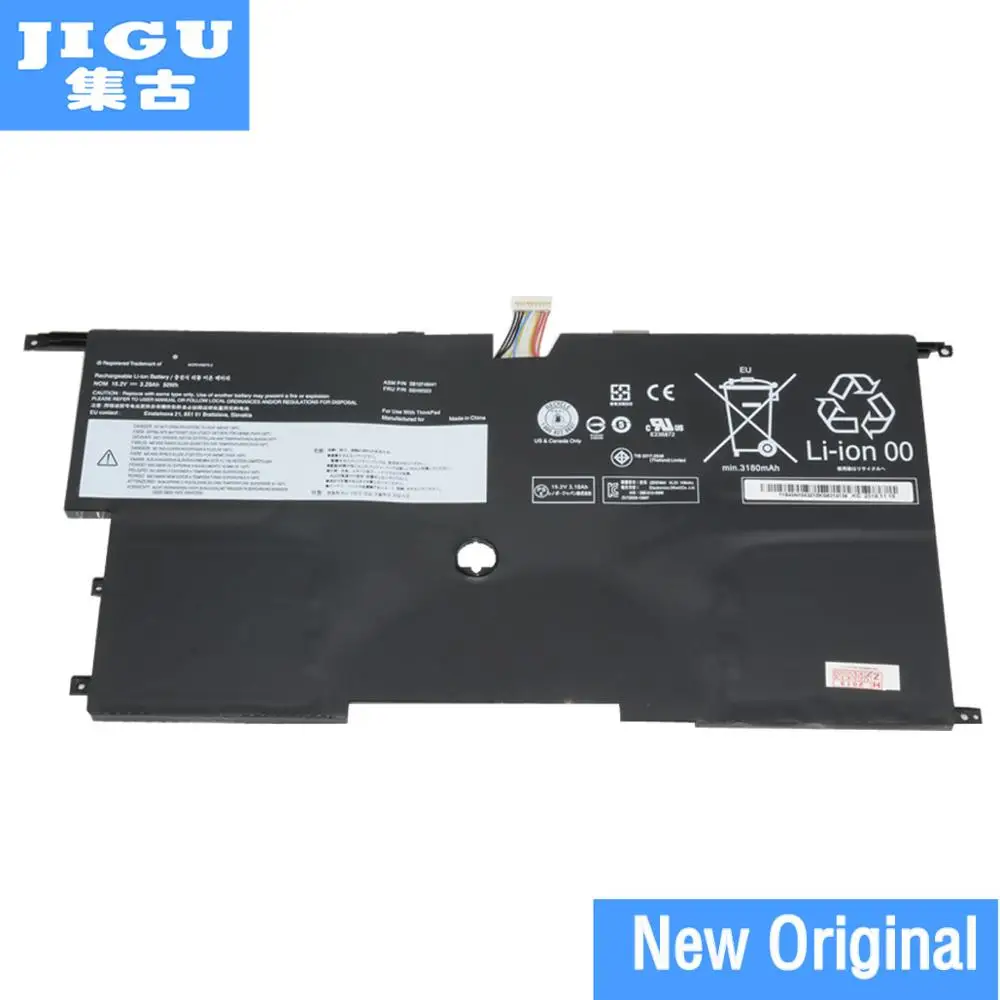 JIGU ORIGNAL Laptop Battery 00HW002 00HW003 45N1070 45N1071 FOR LENOVOFor ThinkPad X1 Carbon 3448 Series win8 15.2V 51WH | Компьютеры и