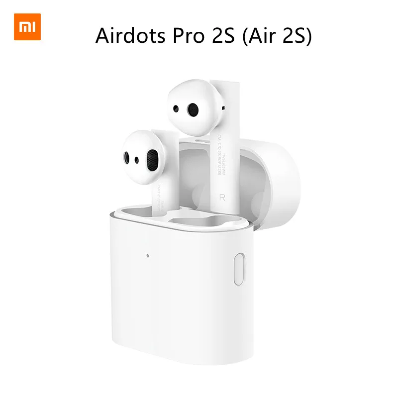 Oringinal 2021 Xiaomi Airdots 2s Wireless Earphone TWS Mi True Earbuds Air 2s LHDC Tap Stereo Control Dual MIC ENC