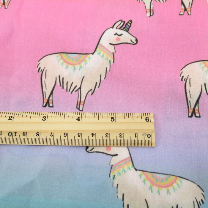 1056043001 David accessories 50*145 см олень Единорог Снеговик Рождество Пасхальная полиэстер хлопок ткань для ткань дом текстиль Вышивание, c2845 - Цвет: 1056043001