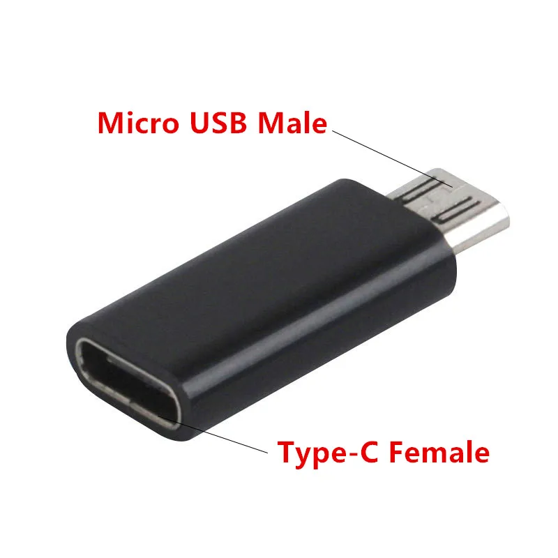

Type-C Female Connector to Micro USB 2.0 Male USB 3.1 Converter Data Adapter High Speed Android Certified Cell Phone Accessories