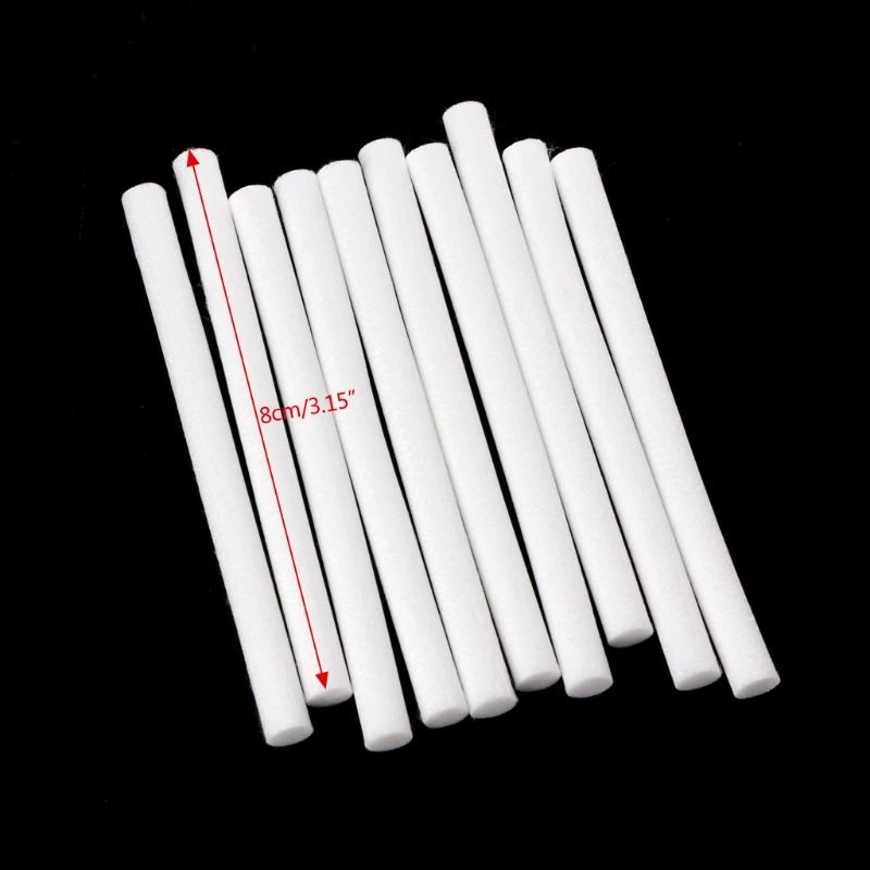 80mm 10Pcs Humidifiers Replacement Filter Can Be Cut For Air Aroma Diffuser Part Filter Cotton for USB Water Bottle Caps humidifier replacement filter