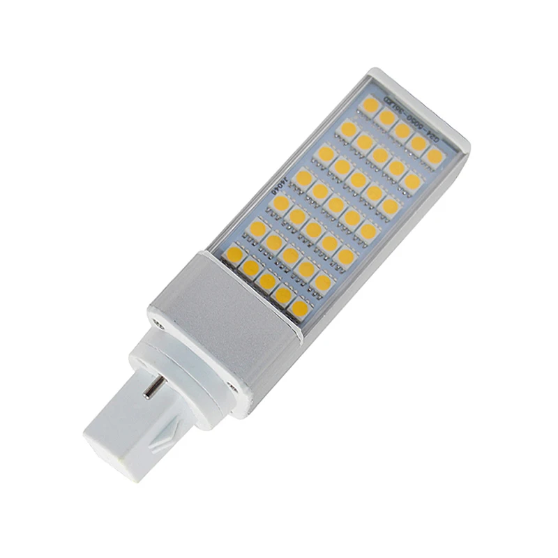 G24 E27 5050 SMD 5/7/9/12 Вт Светодиодный светильник с горизонтальным разъемом кукурузы