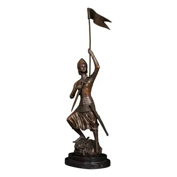 

Big Size Bronze Sculpture Soldier in Triumph Statues Warrior Bronze Figurines Souvenirs Business Gifts Collection