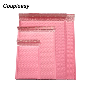 

50Pcs/Lot Poly Bubble Envelope Pink Mail Packaging Bags Self Seal Padded Courier Bags Waterproof Shipping Bags Mailers
