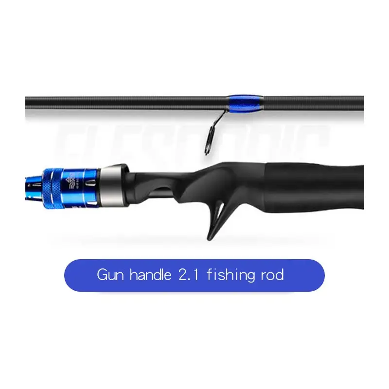 Handinglu Sub-rod Set Drop Wheel полный комплект рыболовных удочек, литых далеко в море-rod Ma Kou Sub-rod, спиннинговое колесо - Цвет: Синий