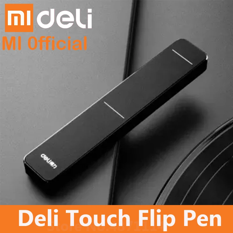 

Xiaomi Youpin Deli Flip Pen Touch Infrared Laser Mouse Mode Fast Charging 30m Remote Control RF 2.4GHZ Smart Flip Pen
