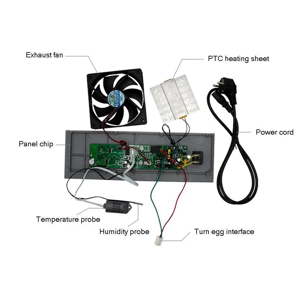 DIY мини инкубатор контроллер Набор цифровой температуры и влажности контроллер термостат терморегулятор для птицы яйцо инкубатор