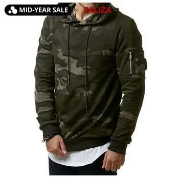 

New Camouflage Hoodies Men Sweatshirts Long Sleeve Military Tracksuit Spring Fashion Casual Tops Pullovers Sweatshirts WY107