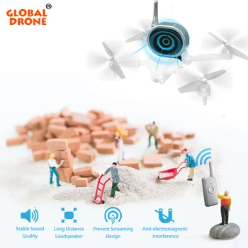 

Drone Radio Speaker for GW90 Mavic PRO Mavic Mini Mavic Air Phantom 4 Phantom 3 Zino SG906 SG907 F11 E520 Drones Accessory